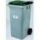 Contenedor basura 240l 2 ruedas cuerpo y tapa verde SULO