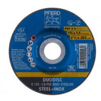 Disco corte-desbaste ø115-1,9 PSF (duo steelox) (10 unidades) PFERD
