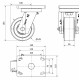 Rueda giratoria extrafuerte nylon HLB-NF 1350kg 125ø ALEX