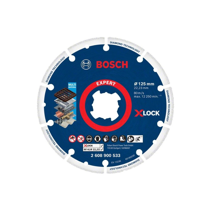 Disco de corte Expert Diamond Metal Wheel X-Lock 125x22,23mm BOSCH -  Ferretería Campollano