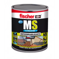 Impermeabilizante MS LIQUID 1 Kg Marron / Teja FISCHER