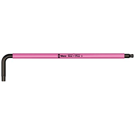 thumbnail image 2 of 5mm Hex Bit Wera 950 SPKL HEX-Plus 5.0mm Long Arm Hex Key - Bright 2 of 12