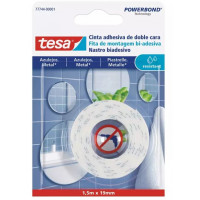 Cinta adhesiva doble cara Powerbond 5mx19mm humedad TESA