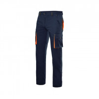 Pantalon stretch multibosillos 103024S 0-16 negro/naranja VELILLA