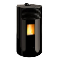 Estufa de pellet de aire curva Helen 10 Kw FERLUX