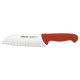 Cuchillo santoku rojo alveolos 180 mm Serie 2900 (6 unidades) ARCOS