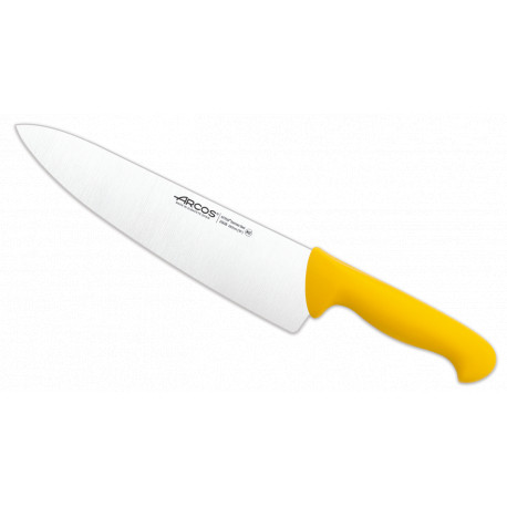 Cuchillo cocinero amarillo ancho 250 mm Serie 2900 ARCOS