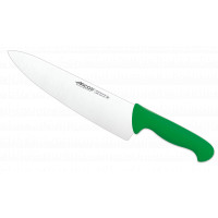 Cuchillo cocinero verde ancho 250 mm Serie 2900 (6 unidades) ARCOS