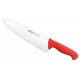 Cuchillo cocinero rojo ancho 250 mm Serie 2900 (6 unidades) ARCOS