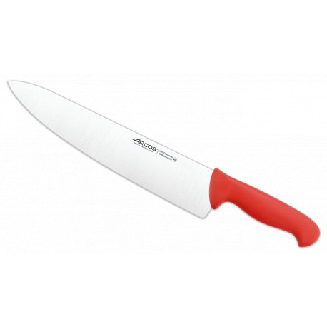 Cuchillo cocinero rojo ancho 300 mm Serie 2900 (6 unidades) ARCOS