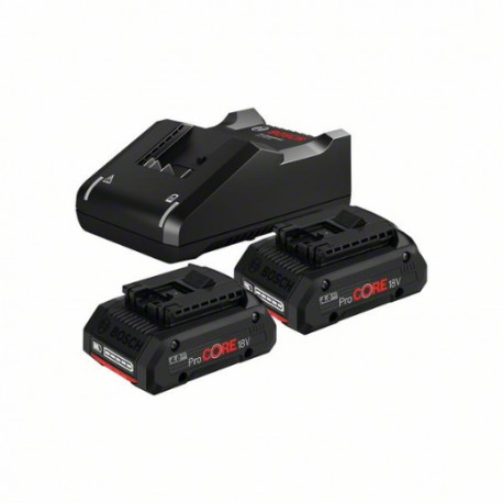 Power set 2 baterias ProCORFE18V 4,0 Ah cargador GAL 18V-40 BOSCH