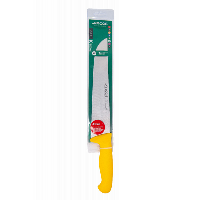 Cuchillo Carnicero Arcos Amarillo - Productos Hosteleros