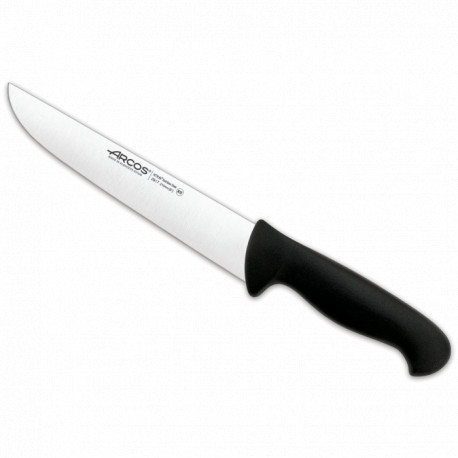 ARCOS Serie 2900 - Cuchillo Profesional Universal Jamonero 28 cm Acero  NITRUM. Negro