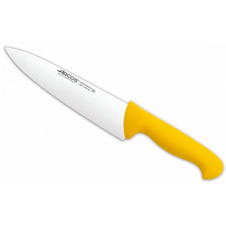 Cuchillo cocinero amarillo ancho 200 mm Serie 2900 (6 unidades) ARCOS -  Ferretería Campollano