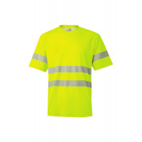 Camiseta algodón alta visibilidad 305508 19 amarillo fluor VELILLA