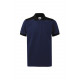 Polo stretch bicolor manga corta 105519S 61-00 navy/negro VELILLA