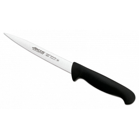 Cuchillo lenguado negro flexible 170 mm Serie 2900 (6 unidades) ARCOS