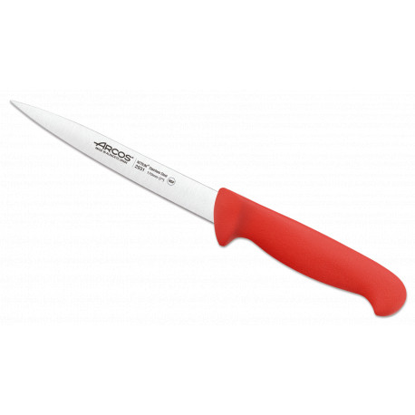 Cuchillo lenguado rojo flexible 170 mm Serie 2900 (6 unidades) ARCOS