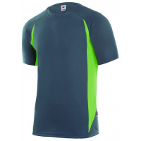 Camiseta tecnica bicolor 105501 gris/verde lima VELILLA