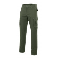 Pantalon multibolsillos 103001-3 verde caza VELILLA
