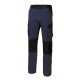 Pantalón bicolor multibolsillos 103020B-61-0 azul navy/negro VELILLA