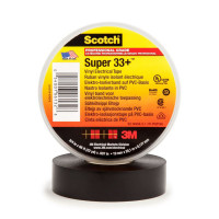 Cinta Scotch® Súper 33+ - 19mm x 33m - Color Negro 3M