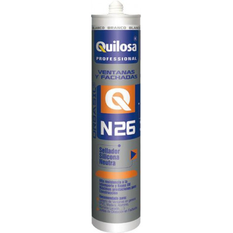 Silicona neutra orbasil N-26 negra 300ml QUILOSA