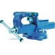 Torno de banco cuadrado Blue Pro 100 100mm METALWORKS