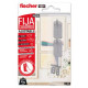 Fija cuadros ajustables gris blister 2 unidades FISCHER