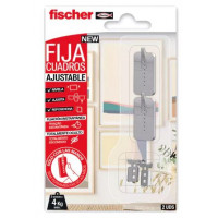 Fija cuadros ajustables gris blister 2 unidades FISCHER