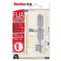 Fija cuadros ajustables gris blister 2 unidades FISCHER