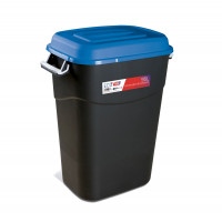 Contenedor residuos eco 95 l negro/azul 600x402x730mm TAYG