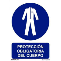 Señal obligatorio protector del cuerpo NORMALUZ