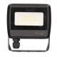 Foco led aluminio 10W 6500K IP65 Negro GARSACO