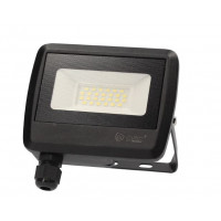 Foco led aluminio 10W 6500K IP65 Negro GARSACO