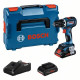 Atornillador batería GSR 18V-90 C 2 bateria cargador BOSCH