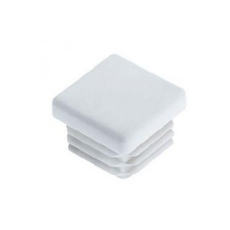 Contera rectangular estriada 19 de 60x40 blanca  (12 unidades) 