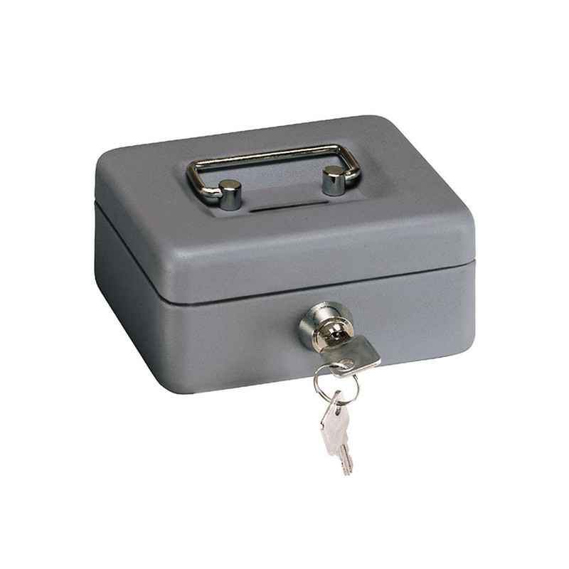 Hucha de Metal con forma de caja fuerte con llave : : Hogar y  cocina