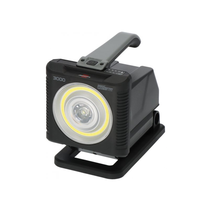 Foco led 30w bateria recargable con soporte - Ferretería Campollano