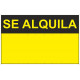 Señal se alquila pvc 350x450x0,4mm NORMALUZ