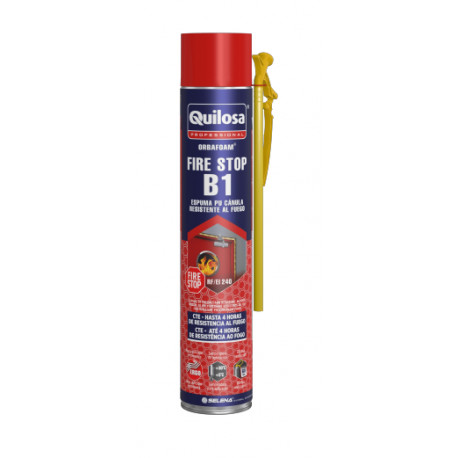 Espuma poliuretano manual fire-stop 700ml ignifuga QUILOSA