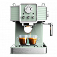 Cafetera Express light green power espresso 20 bares con man CECOTEC