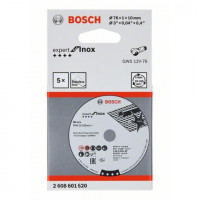 Disco de corte Expert Inoxl Ø76x10mm (5 unidades) BOSCH