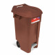 Contenedor residuos 120lt monocolor marron TAYG