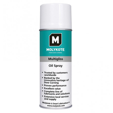 Multigliss oil aceite lubricante spray 400 ml. MOLYKOTE