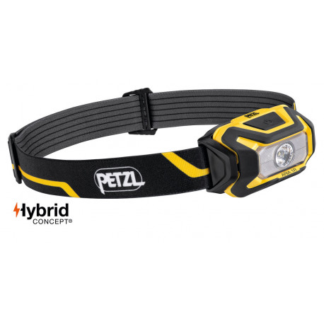 Linterna Aria 1R negro/amarillo 450 lm PETZL