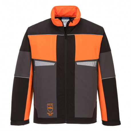 Chaqueta motosierra Roble Profesional Negro/Naranja T-L PORTWEST