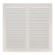 Rejilla 3 300x300x0.6 aluminio blanco expoxi ( display ) AMIG