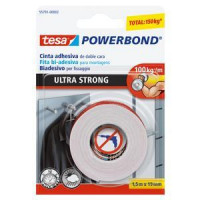 Cinta Powerbond doble cara blanca 55791 1,5mx19mm TESA