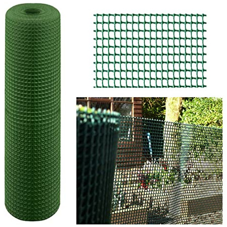 Malla plastico cuadrada (1x1 cm.) 1X5 m verde NOVAGARDEN